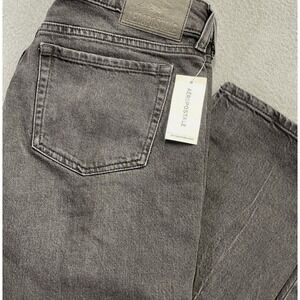 NWT Aeropostale Mid Rise Ankle Straight Denim‎ Jeans Women's Sz 6 Black *Read*